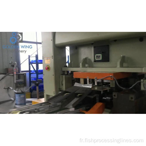 Ligne de production de machines de fabrication d'aliments en conserve EOE de 99 mm